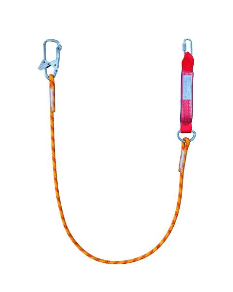 Строп аВ+Кс канат 1,5 м с аморт., монтажным и соединительным карабином