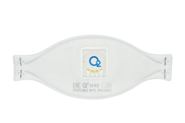 Полумаска О2 3112 фильтрующая с клапаном выдоха (FFP2 NR D)