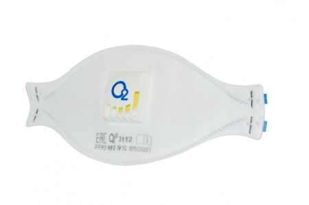 Респиратор О2 3112 фильтрующий с клапаном выдоха (FFP2 NR D)