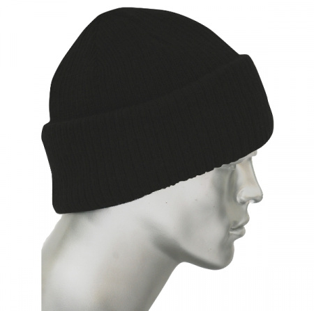 Шапка вязаная на флисовой подкладке